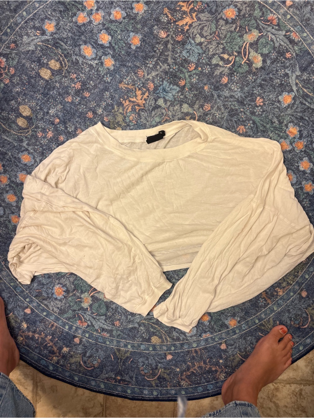 Out from under cropped Top